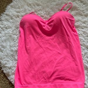 Hot pink tank top